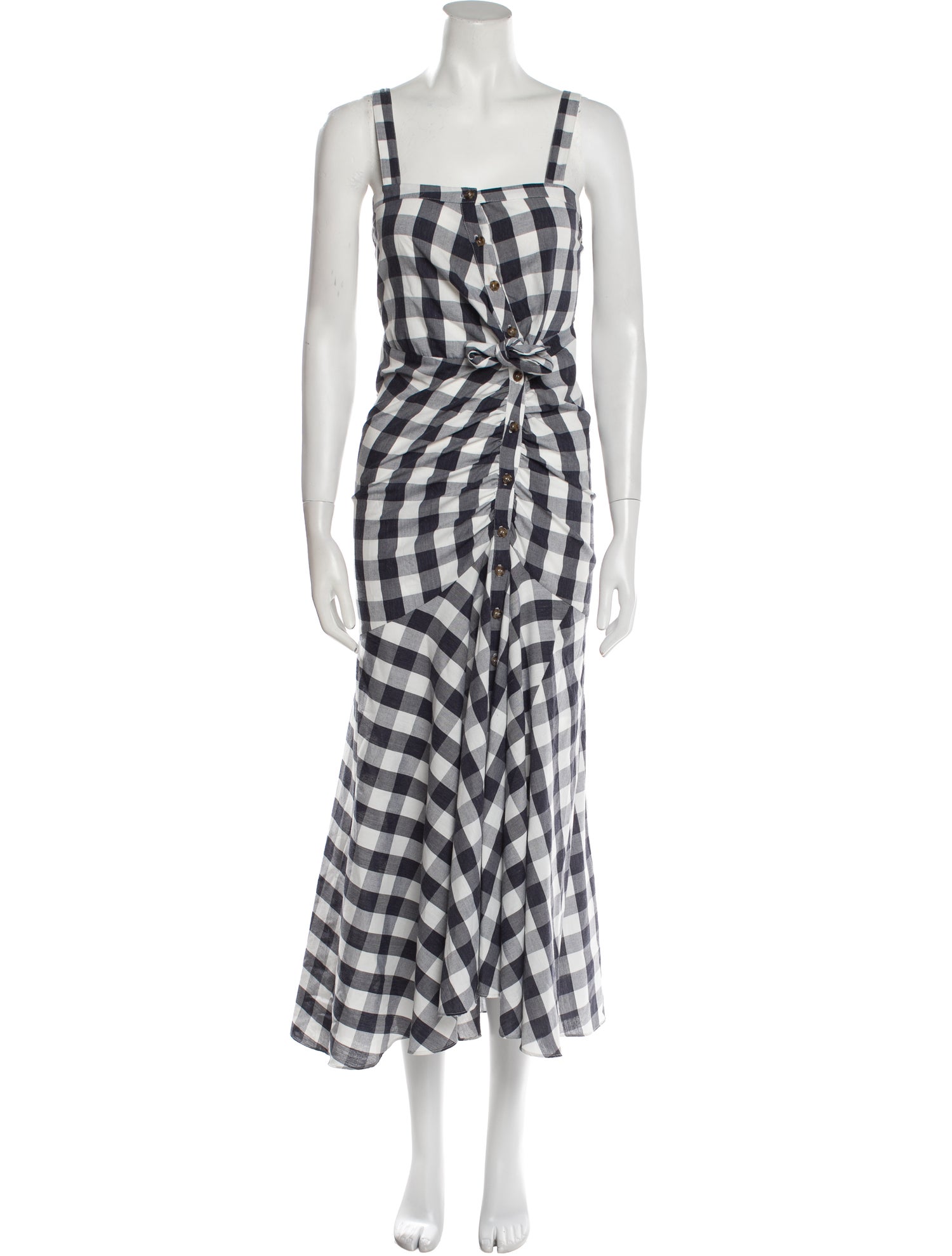 Likely Plaid Print Long Dress