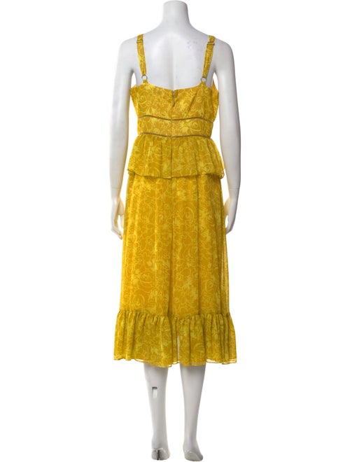 Likely Square Neckline Midi Length Dress