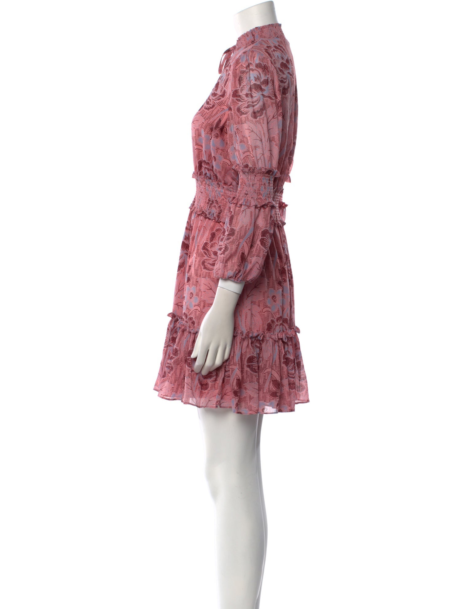 Likely Floral Print Mini Dress