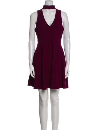 Likely Mock Neck Knee-Length Dress