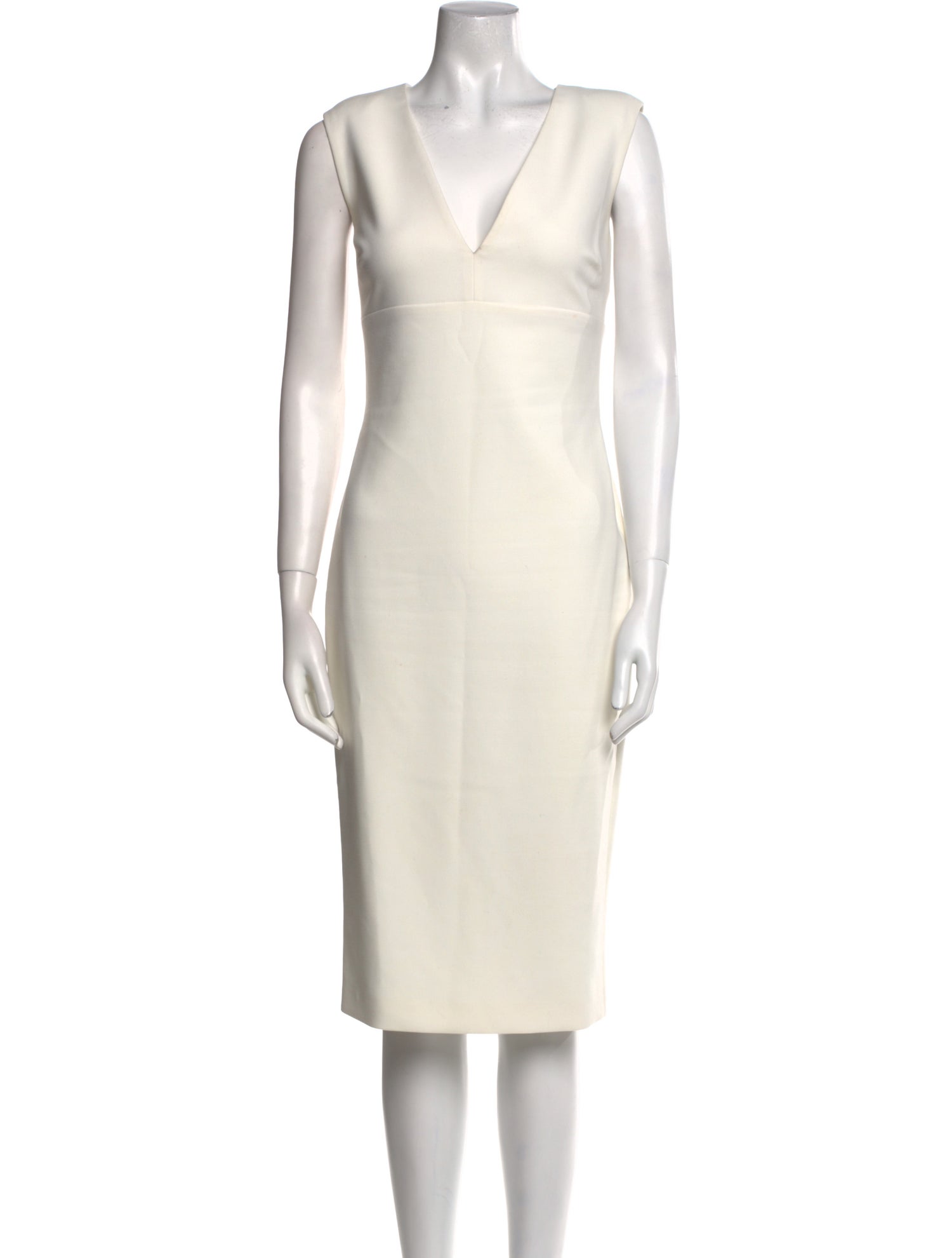 Likely V-Neck Midi Length Dress