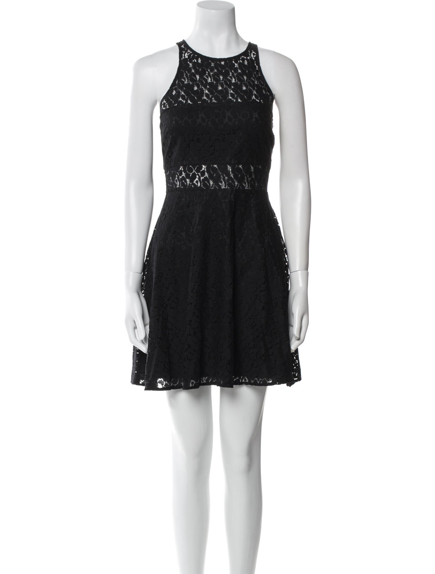 Likely Lace Pattern Mini Dress