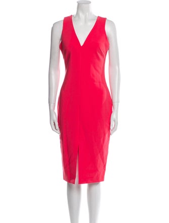 Likely V-Neck Midi Length Dress