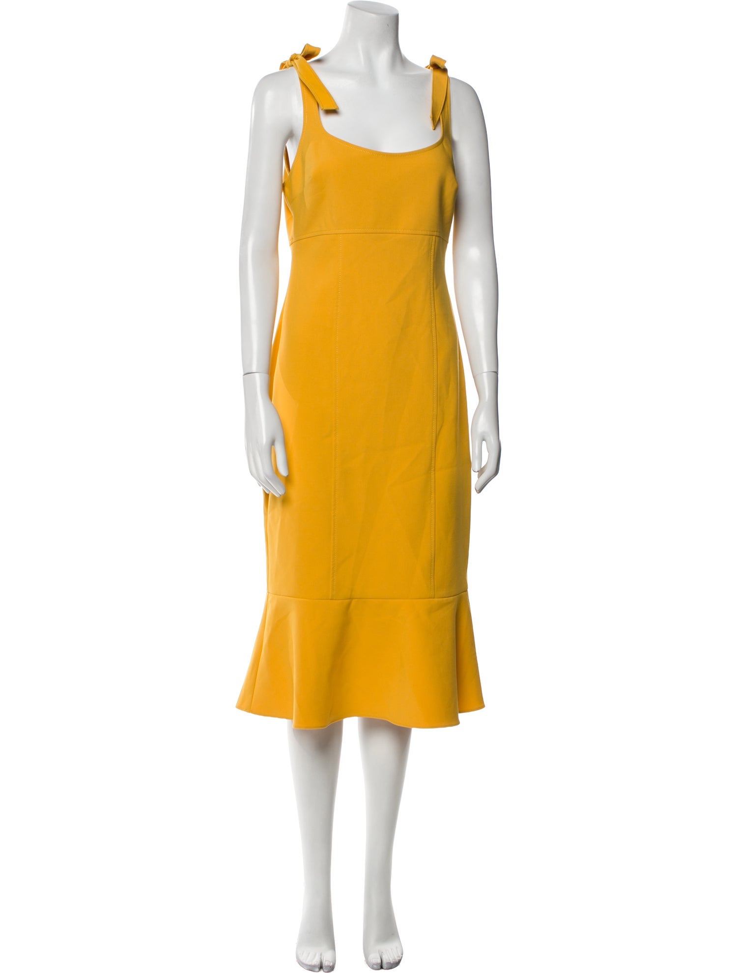 Likely Square Neckline Midi Length Dress