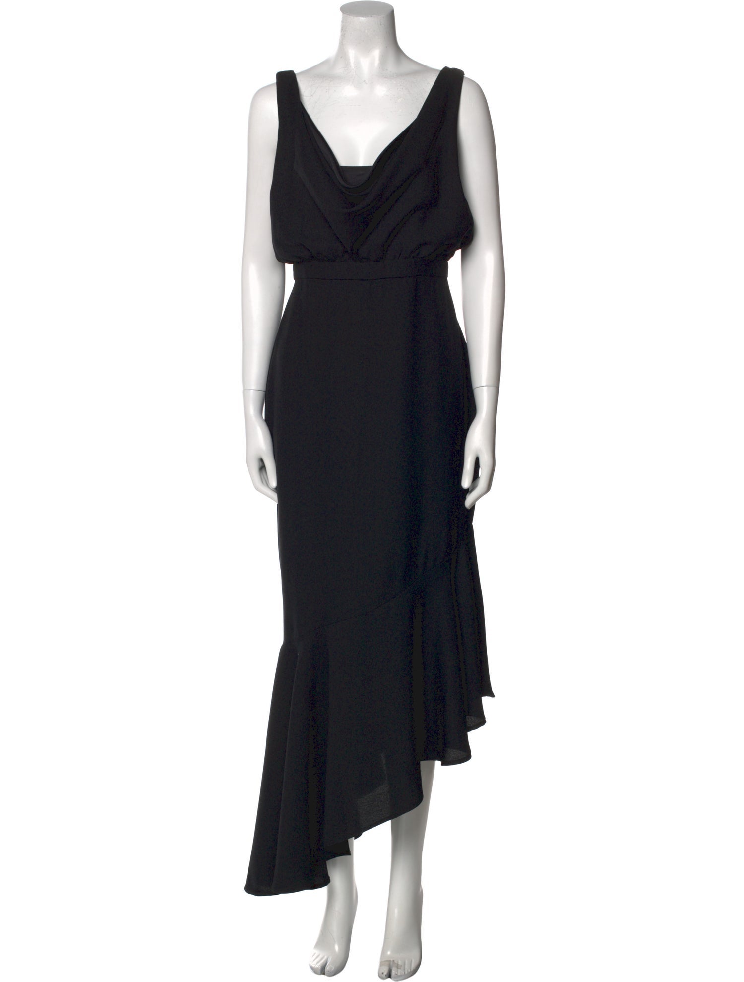 Likely Cowl Neck Midi Length Dress