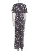 Likely Printed Plunge Neckline Jumpsuit