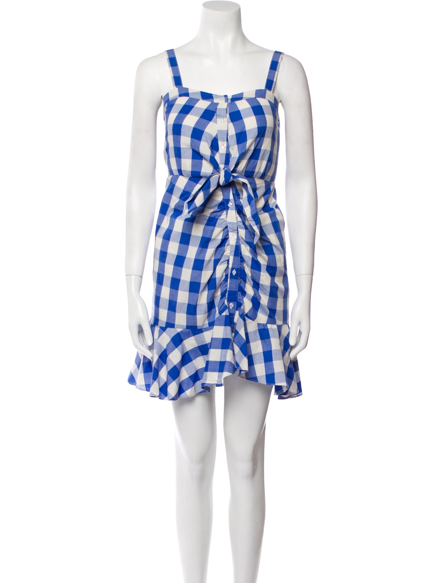 Likely Plaid Print Mini Dress