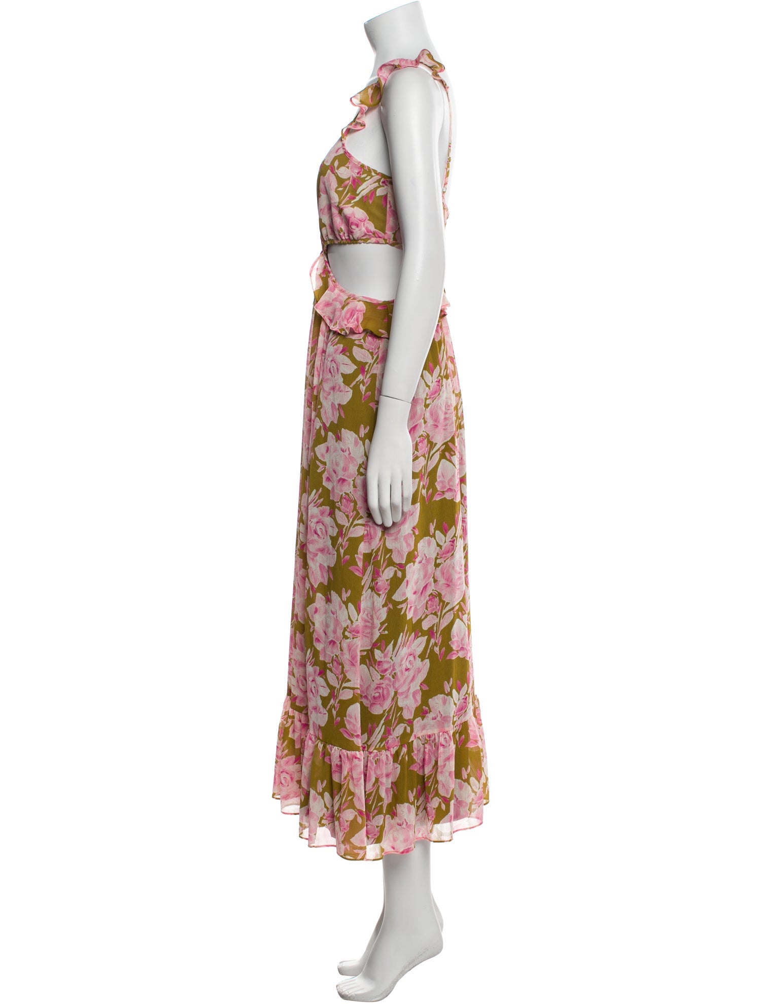 Likely Floral Print Long Dress