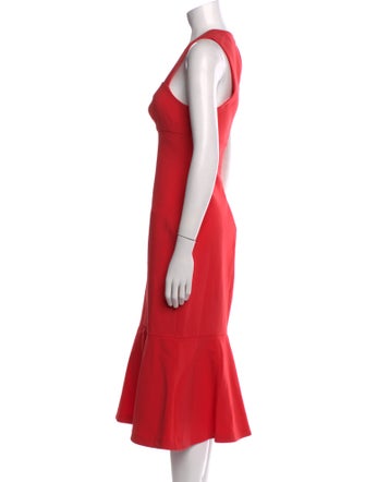 Likely Square Neckline Midi Length Dress