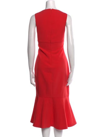 Likely Square Neckline Midi Length Dress