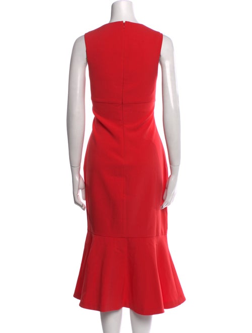 Likely Square Neckline Midi Length Dress