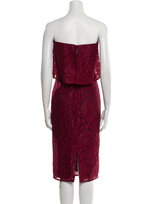 Likely Lace Pattern Mini Dress