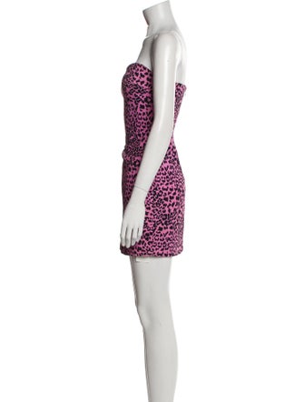 Likely Animal Print Mini Dress