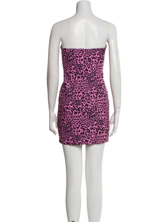 Likely Animal Print Mini Dress