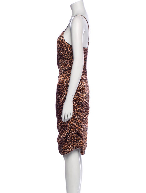 Likely Animal Print Knee-Length Dress