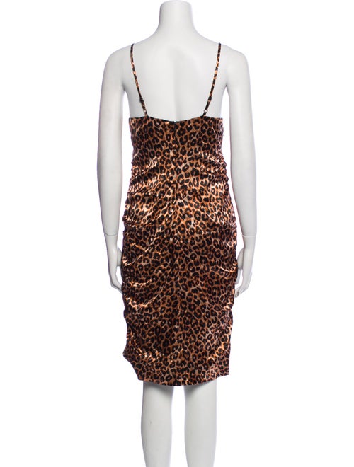 Likely Animal Print Knee-Length Dress