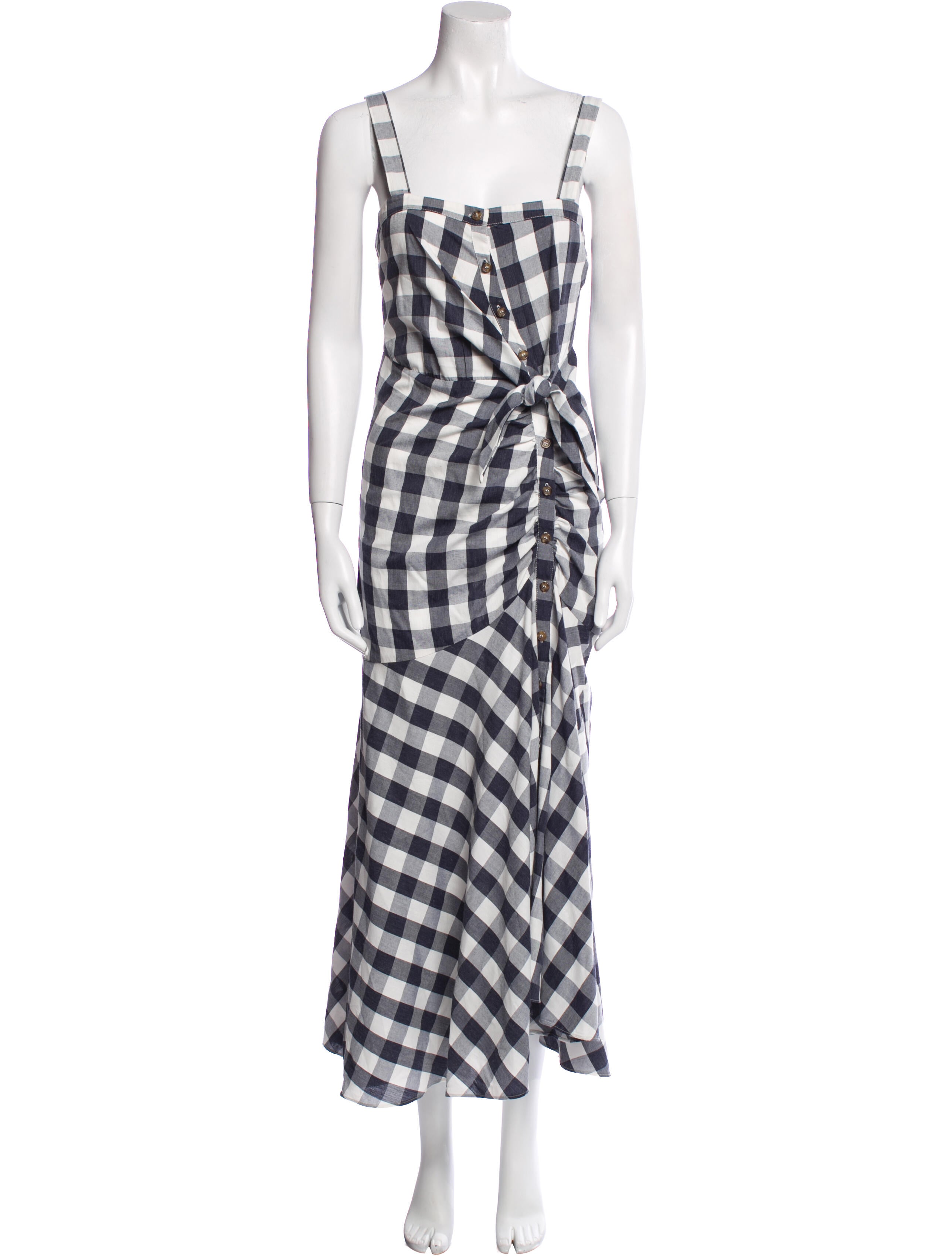 Likely Plaid Print Long Dress