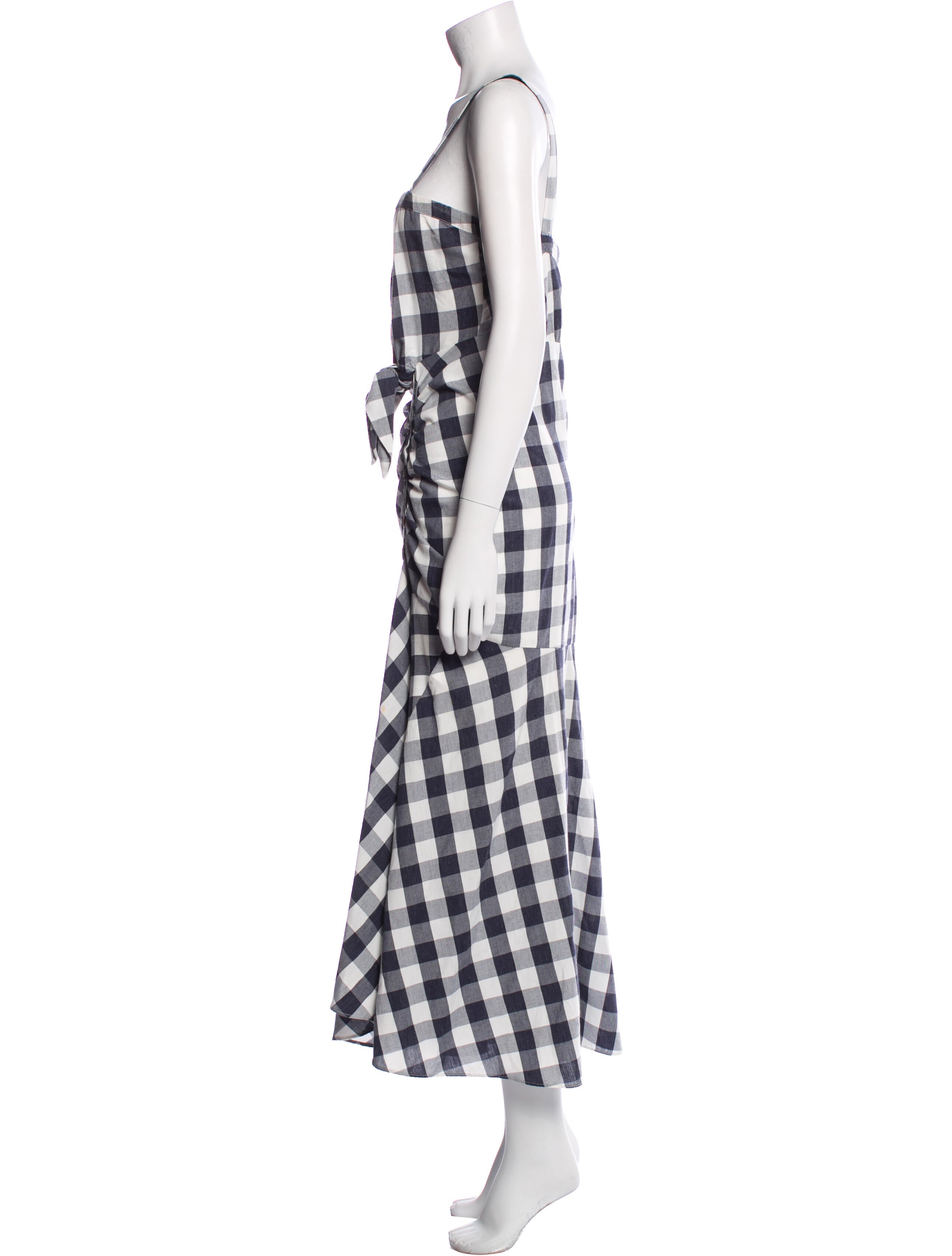 Likely Plaid Print Long Dress