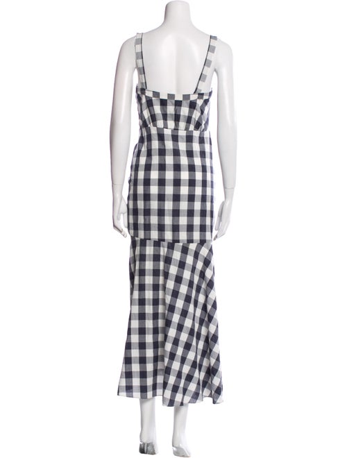 Likely Plaid Print Long Dress