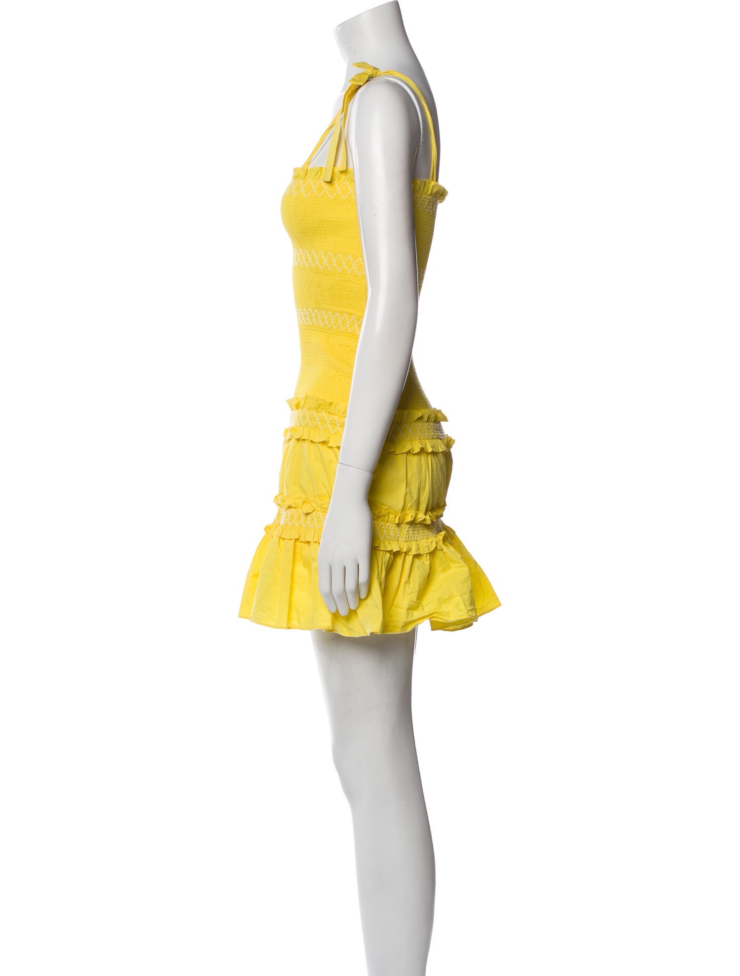 Likely Square Neckline Mini Dress