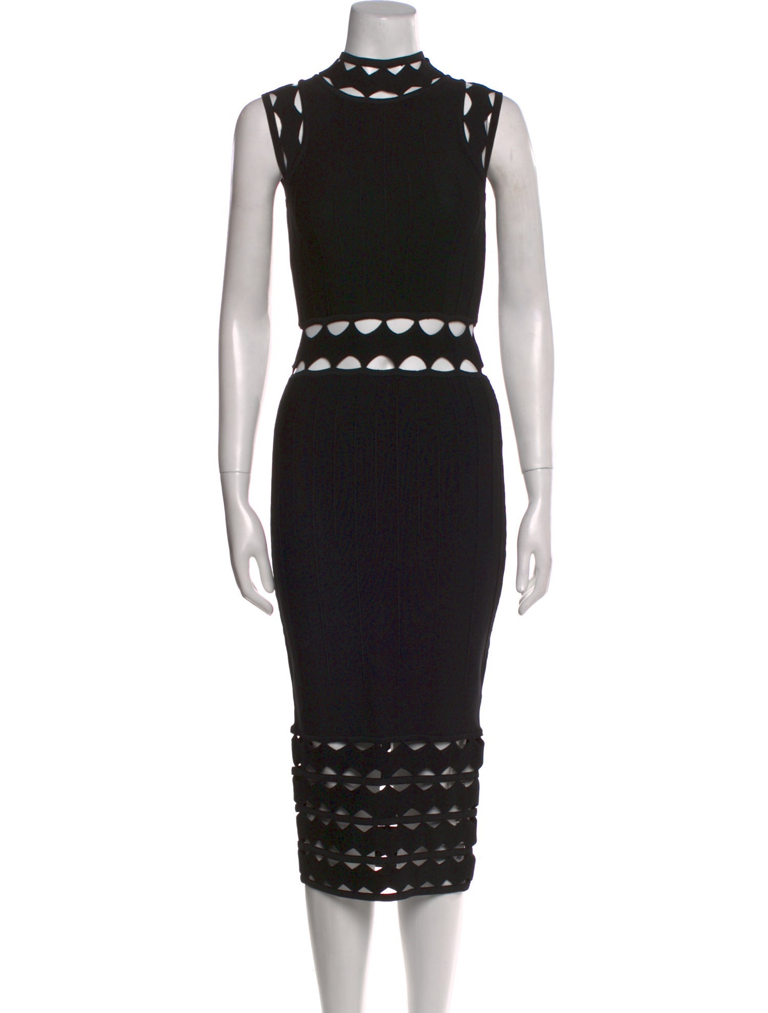 Likely Lace Pattern Midi Length Dress