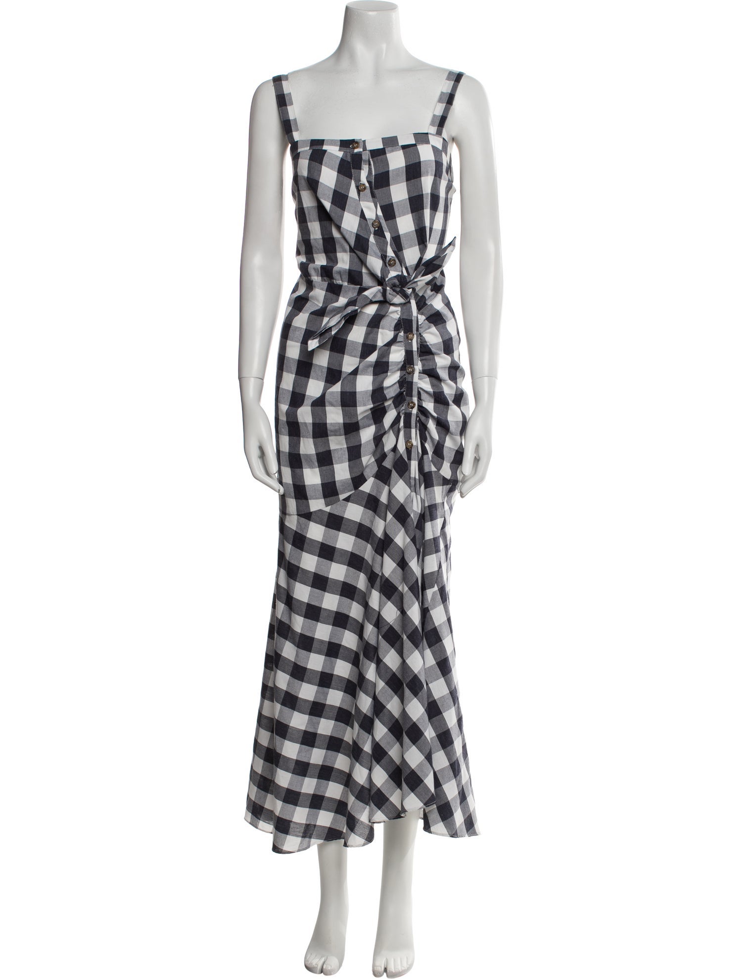 Likely Plaid Print Long Dress