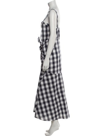 Likely Plaid Print Long Dress