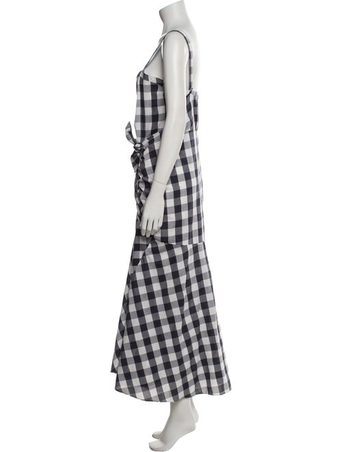 Likely Plaid Print Long Dress