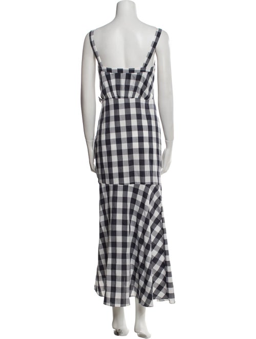 Likely Plaid Print Long Dress