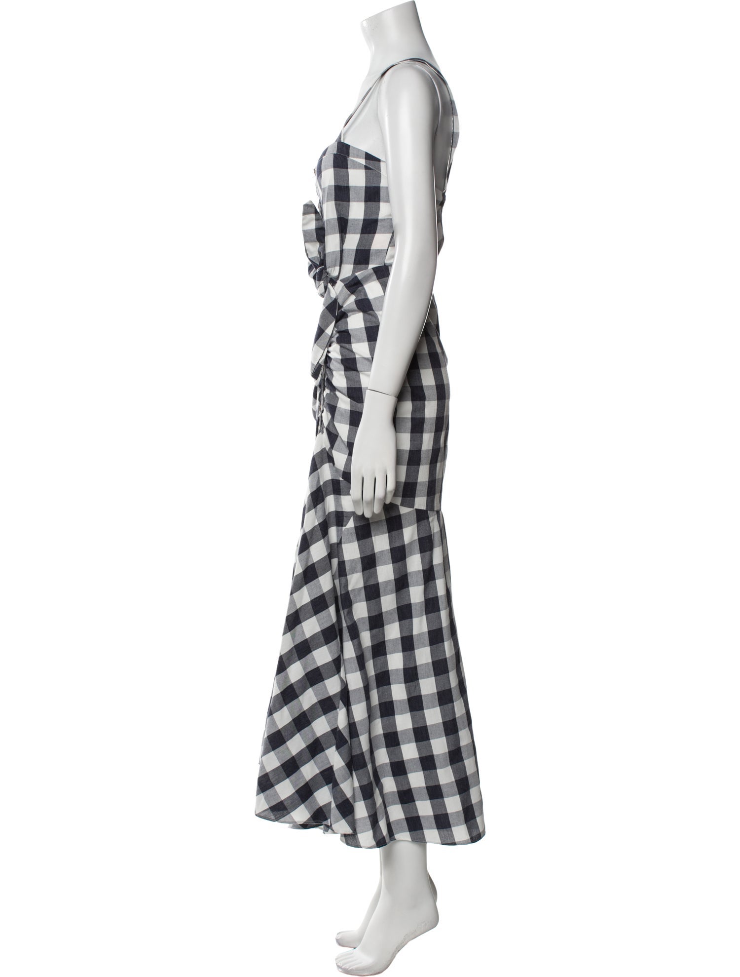 Likely Plaid Print Midi Length Dress