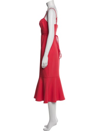 Likely V-Neck Midi Length Dress