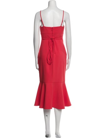 Likely V-Neck Midi Length Dress