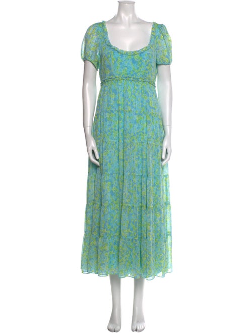 Likely Floral Print Long Dress