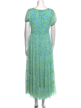 Likely Floral Print Long Dress