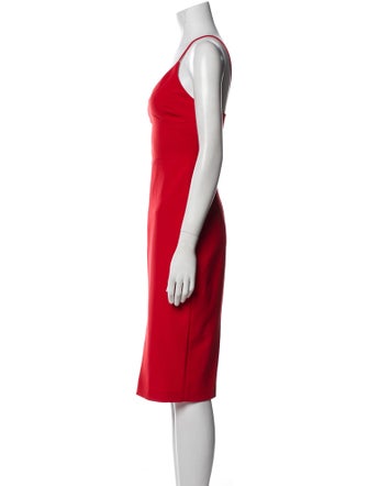 Likely V-Neck Knee-Length Dress