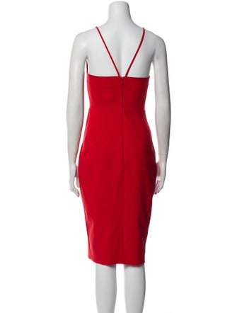 Likely V-Neck Knee-Length Dress