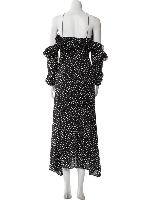 Likely Polka Dot Print Long Dress