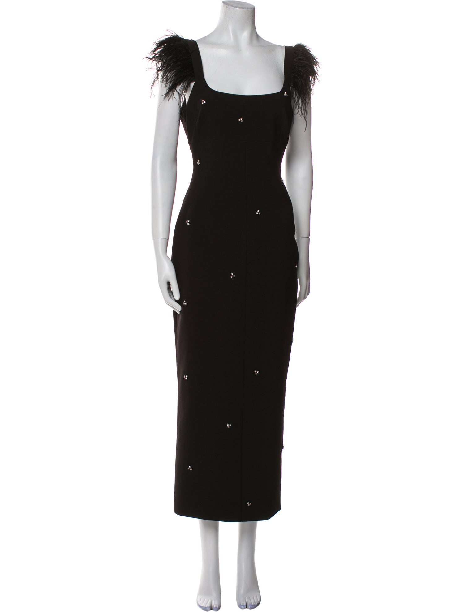 Likely Square Neckline Long Dress