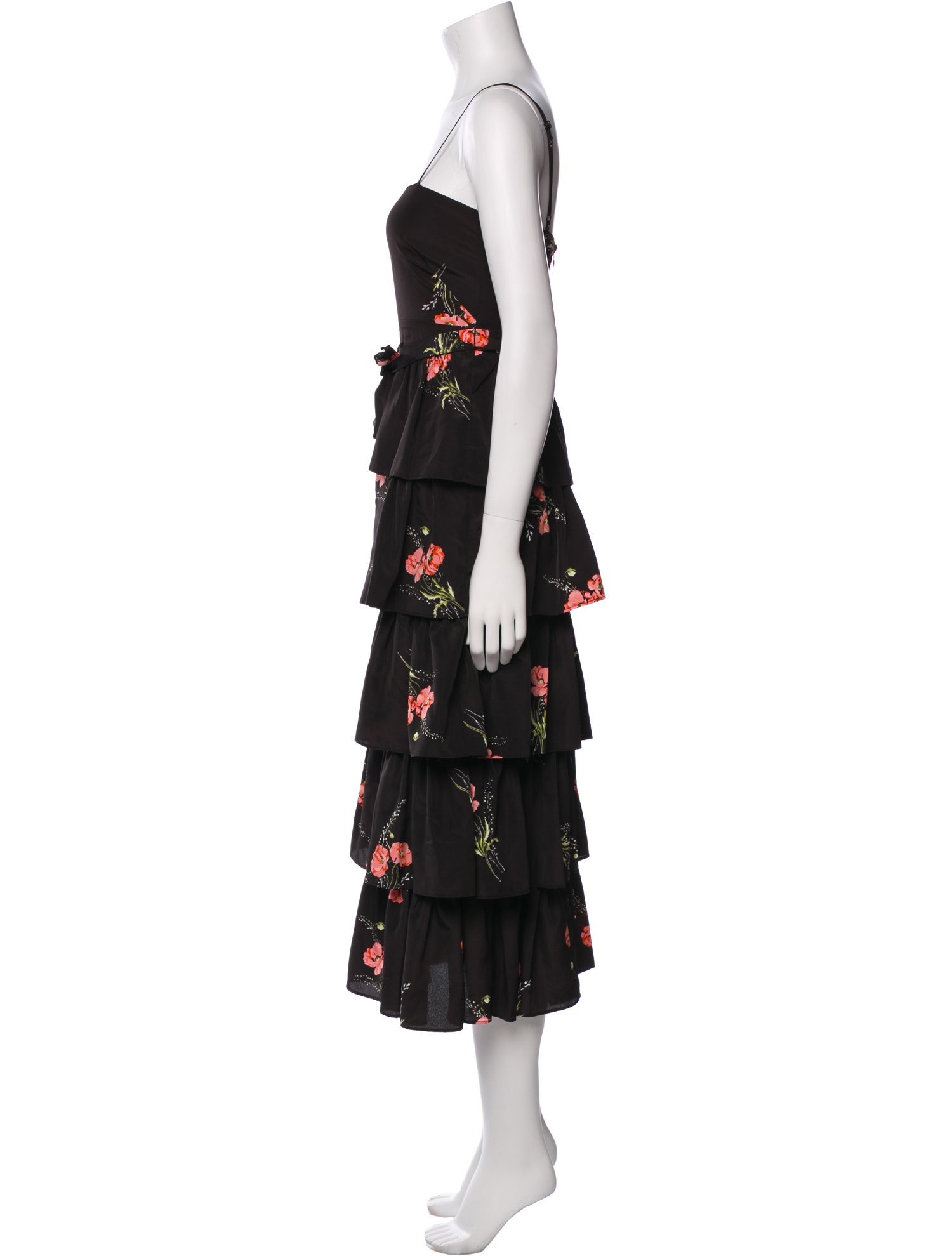 Likely Floral Print Knee-Length Dress