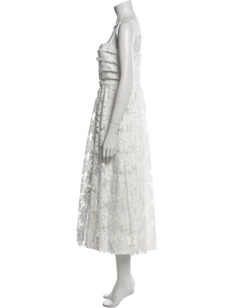 Likely Lace Pattern Long Dress