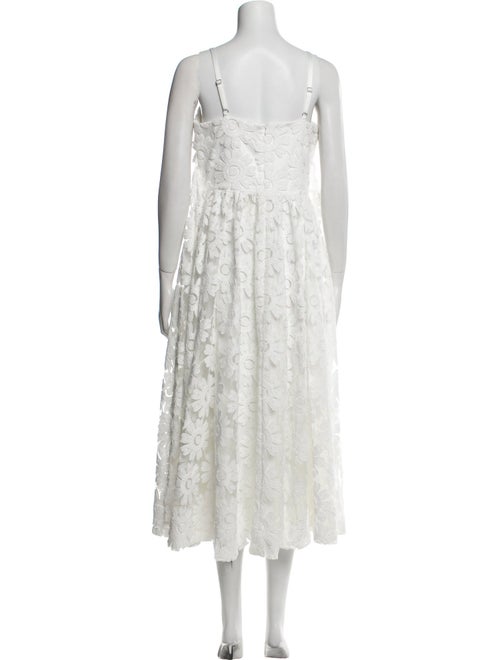 Likely Lace Pattern Long Dress