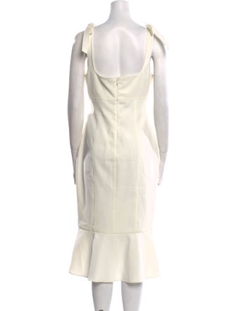 Likely Square Neckline Midi Length Dress