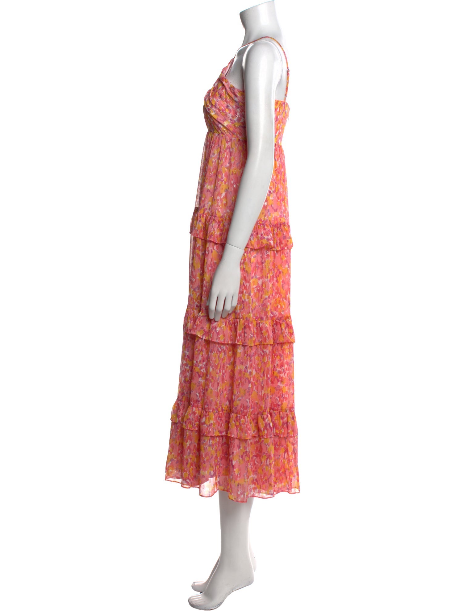 Likely Floral Print Long Dress