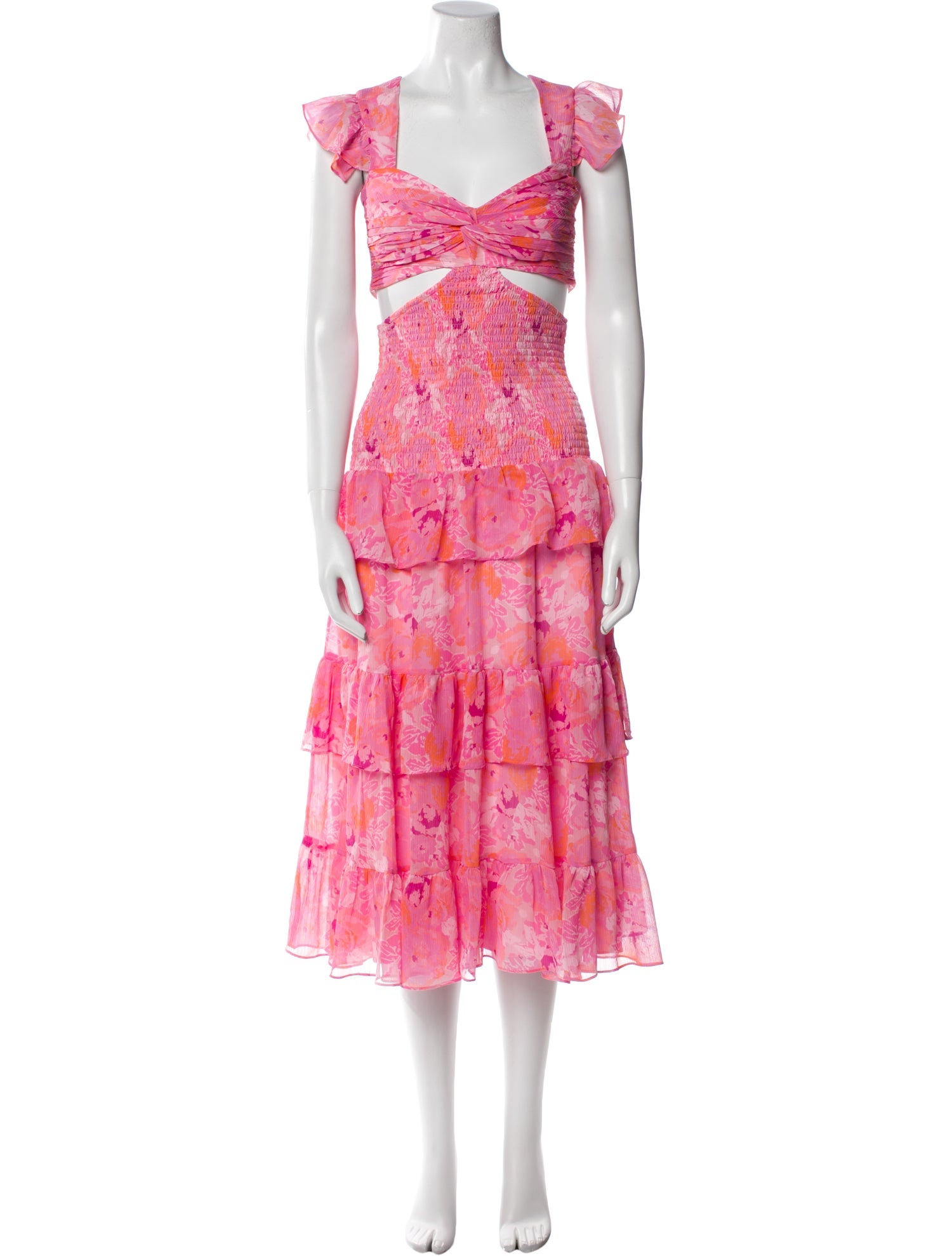Likely Floral Print Midi Length Dress w/ Tags