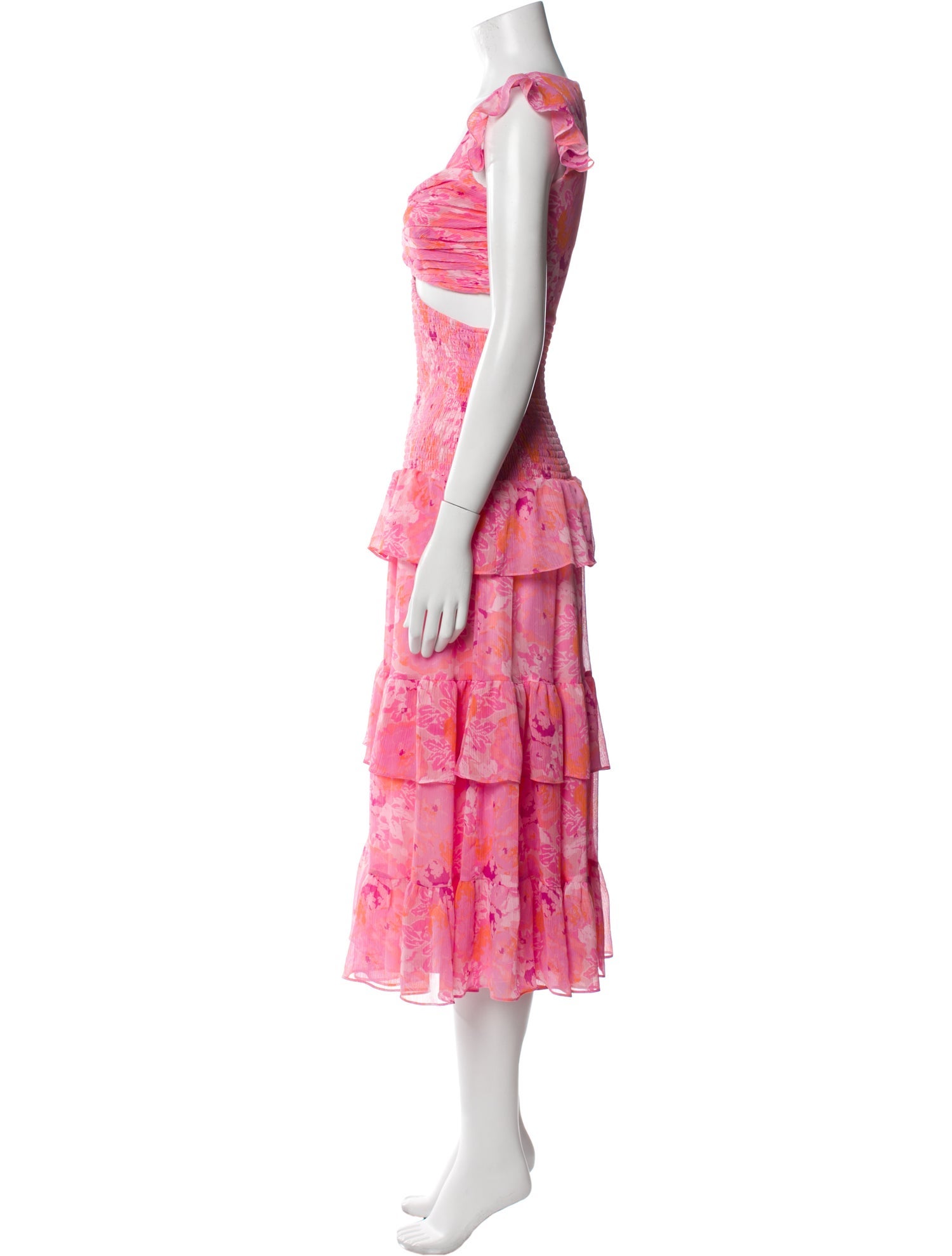 Likely Floral Print Midi Length Dress w/ Tags