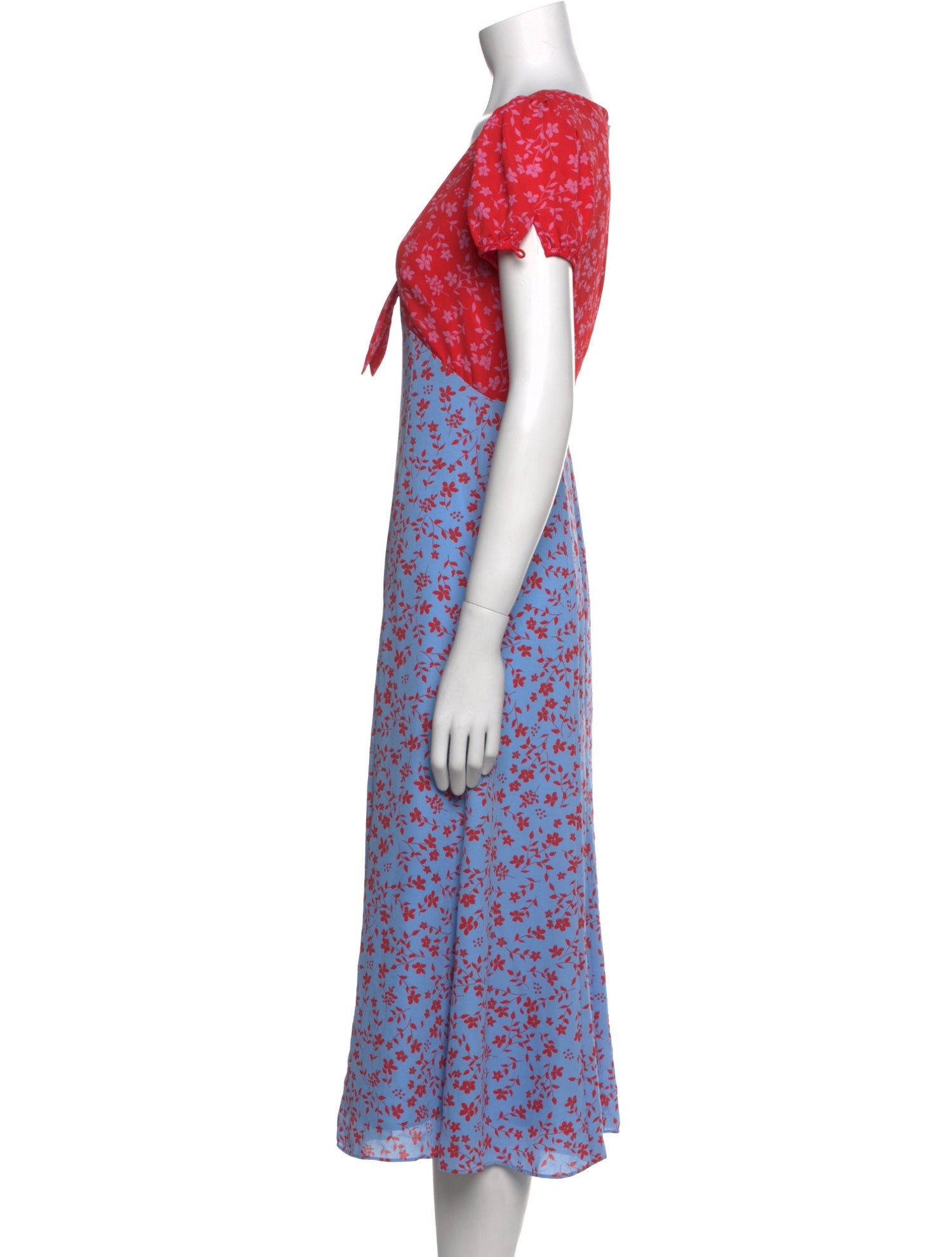 Likely Floral Print Midi Length Dress