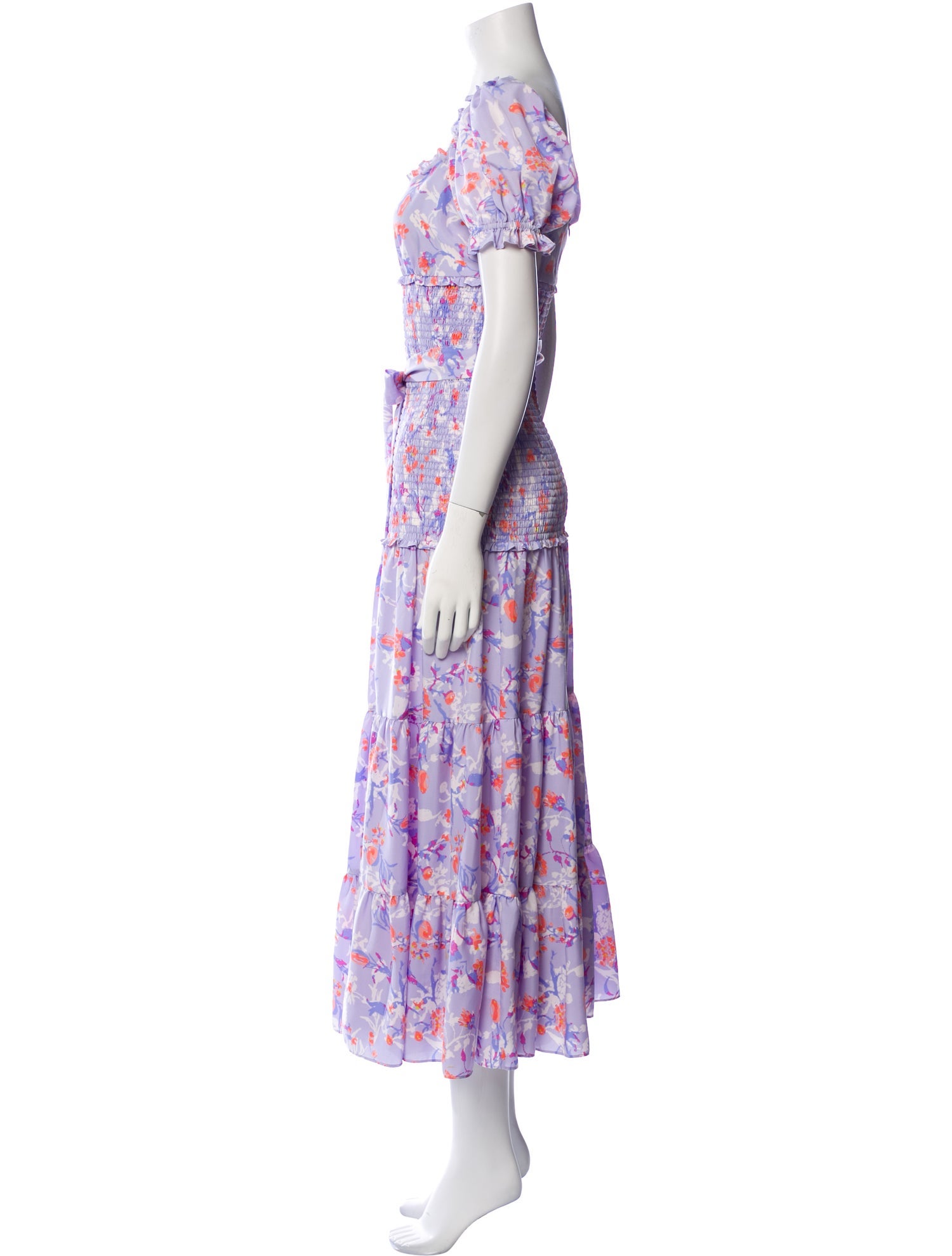 Likely Floral Print Long Dress