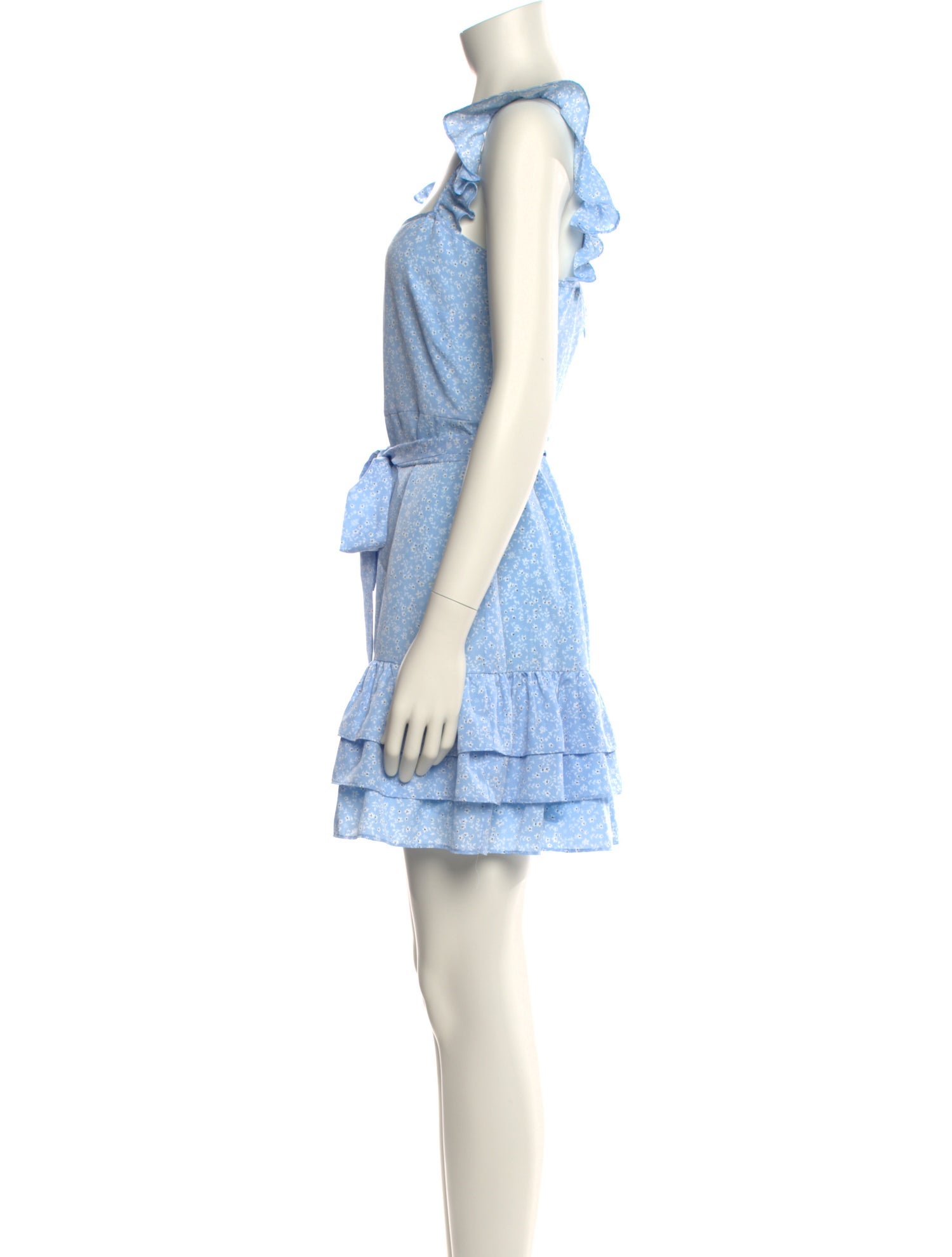 Likely Square Neckline Mini Dress