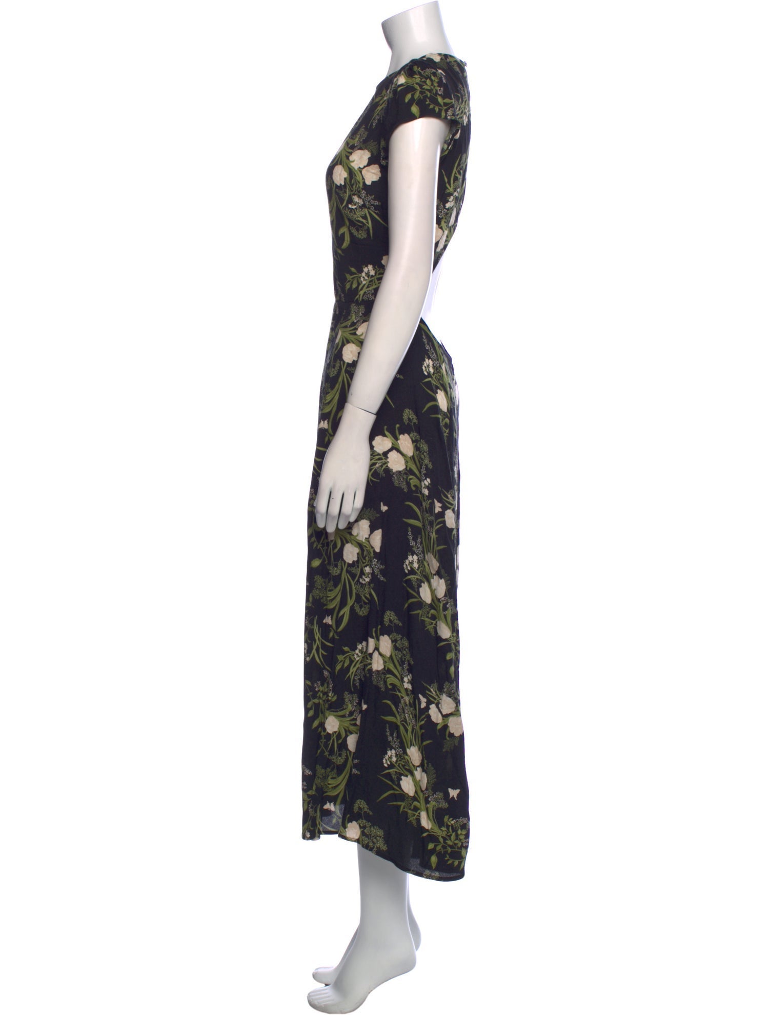 Likely Floral Print Midi Length Dress