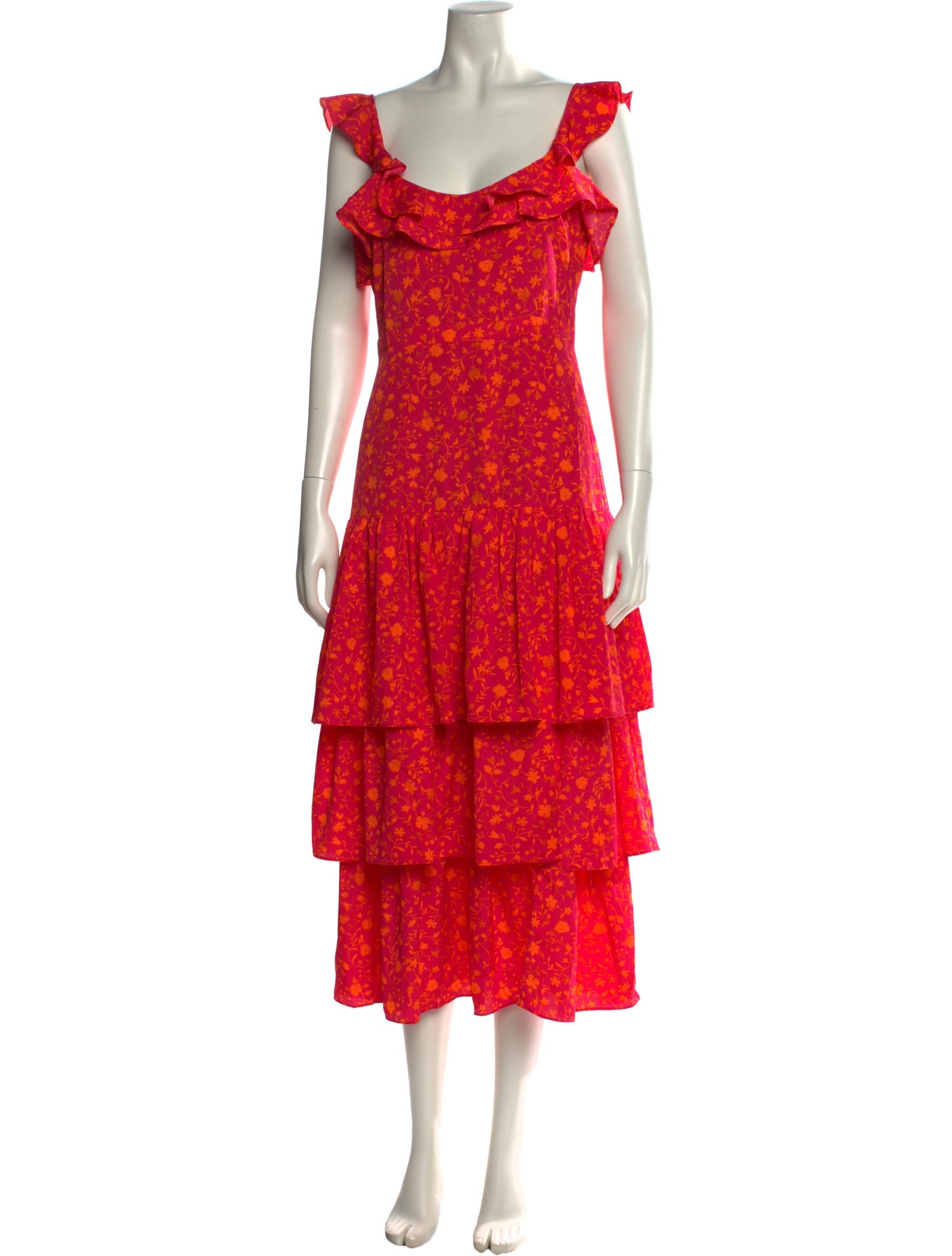 Likely Floral Print Long Dress